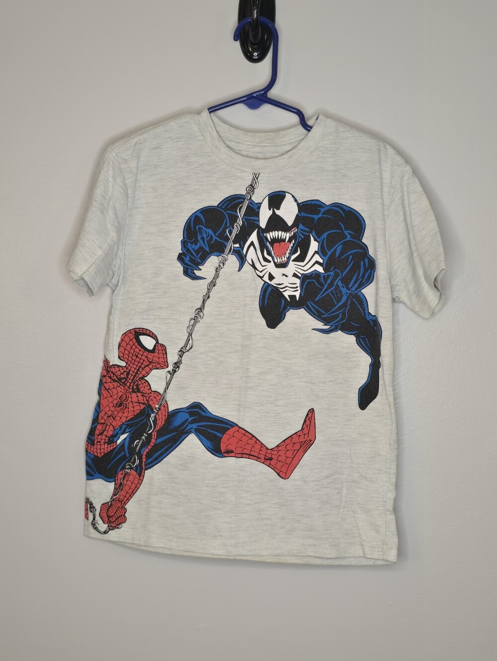 Kids Marvel Spider-Man vs Venom Graphic Tee - White, Blue, Red